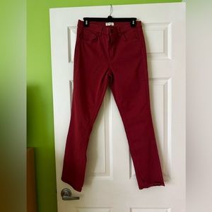 Lou & Grey red jeans side 8 no rip no stain